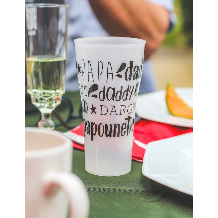 Verres fêtes des pères