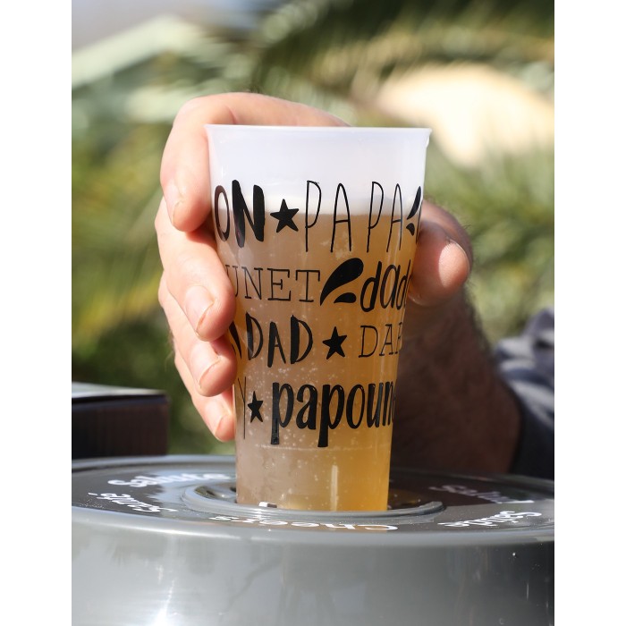 Verres fêtes des pères