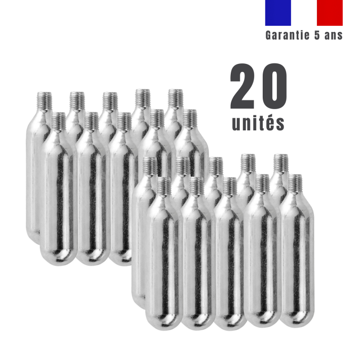 20 Cartouches de CO2 16g 20 Cartouches de CO2 16g